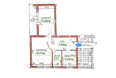 Apartament cu 2 camere decomandat, mobilat în Ștefan cel Mare - 1