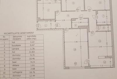 Apartament cu 4 camere decomandat în Republicii - 13
