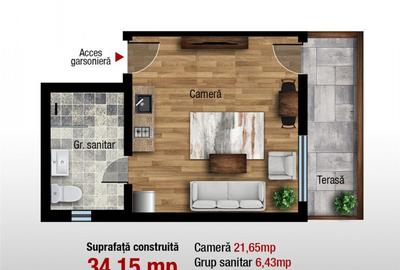 Garsonieră în Zamora - 6