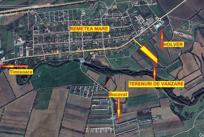 Terenuri Remetea Mare, cu toate utilitatile - 69euro/mp+TVA - 9