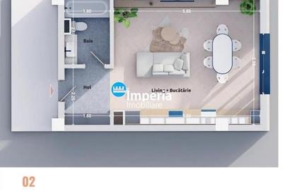 Apartament 1 cam, 37.73 mp, de vanzare,bloc nou  Rediu vedere Lac - 5