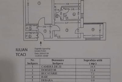 Apartament cu 2 camere semidecomandat în Central - 1