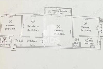 Apartament cu 3 camere decomandat, mobilat în Matei Basarab - 16