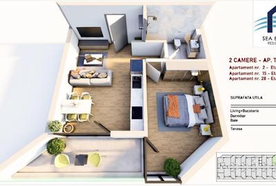 Ansamblu nou Mamaia Nord | Apartamente premium la 2 pasi de plaja | Rate 3 ani - 6