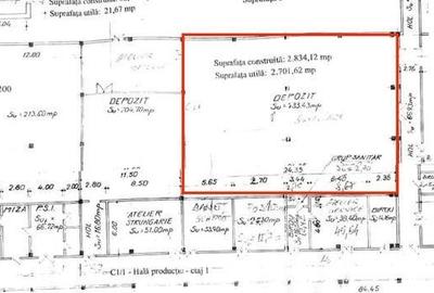 Spațiu comercial, de 808 mp, în Baza 3 - 13