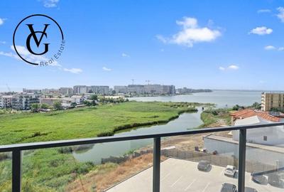 Apartament 3 camere Mamaia-Sat / vedere frontala lac