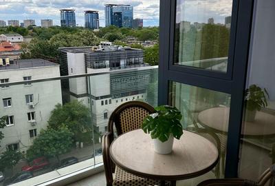 Apartament cu 2 camere decomandat, mobilat în Barbu Văcărescu