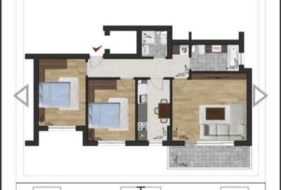 Apartament cu 3 camere decomandat în Central - 6