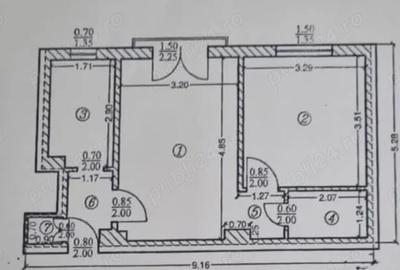 Apartament cu 2 camere semidecomandat în Central - 3