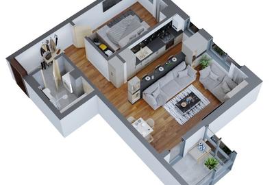 Ap. 2 Camere - Dezvoltator: Comat Towers, TIP 2, 58mp, Păcurari - 14