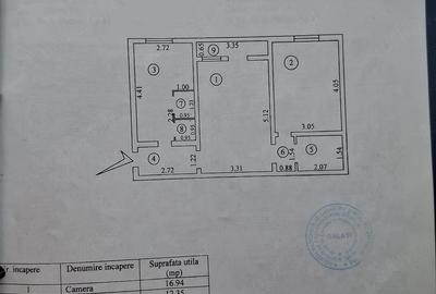 Apartament cu 2 camere decomandat în Micro 19