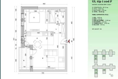 Apartament cu 2 camere semidecomandat în Obor - 5
