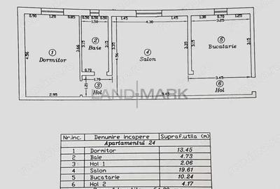 Apartament cu 2 camere semidecomandat în Dâmbovița - 5