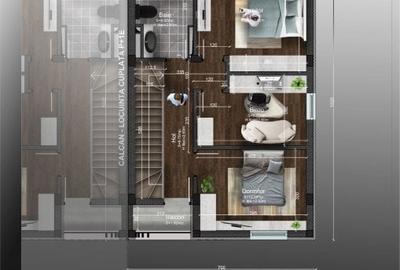 Duplex cu 4 camere cu Canalizare în Berceni - 3