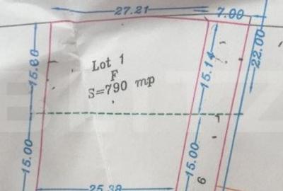 Teren intravilan de vanzare, 790 mp, Bistrita - 2