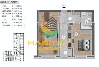 Apartament cu 2 camere decomandat în Berceni - 2
