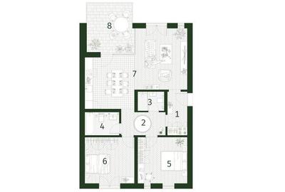 Apartament cu 2 camere în Paleu - 2