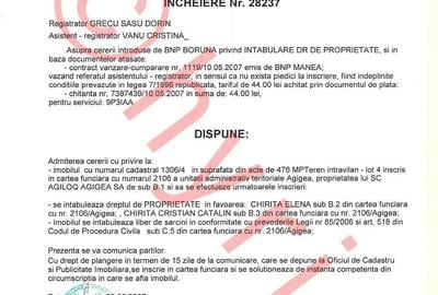 Teren de 985 mp, în Central - 3