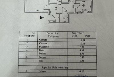 Apartament cu 2 camere decomandat în Nicolae Bălcescu - 1