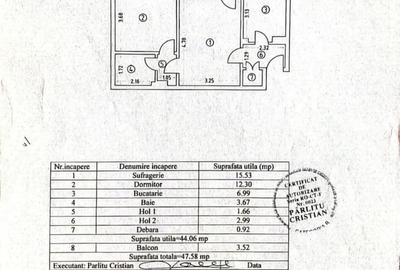 Apartament cu 2 camere semidecomandat, mobilat în Tomis II - 14