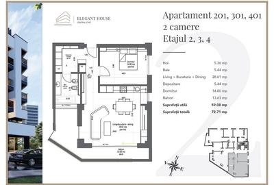 Apartament cu 2 camere în 15 Noiembrie - 3