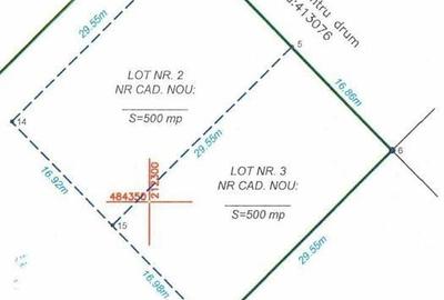 Teren de 500 mp, în Ghiroda