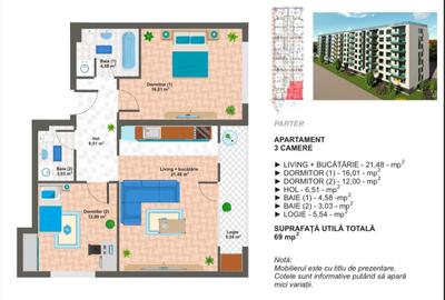 Berceni Aparatorii Patriei Ap 3 camere 12 min metrou - 6