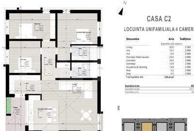 Casă individuală cu 4 camere cu Canalizare în Sânpetru - 2