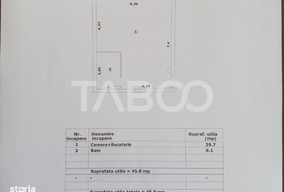Garsonieră decomandată în Central - 1