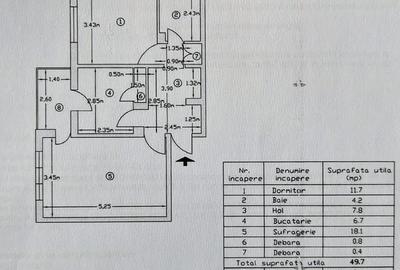 Apartament cu 2 camere decomandat în Sud - 1