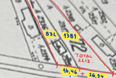 Teren agricol intravilan de 2213 mp, în Corbeanca