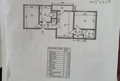 Apartament cu 3 camere decomandat în Gara de Nord