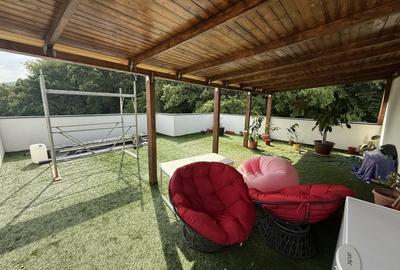 Penthouse cu 5 camere decomandat, mobilat în Florești - 12