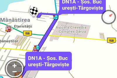 Teren de 877 mp, în Crevedia - 2