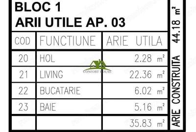 Garsoniera la parter inalt in BL.Nou str.Ostroveni - 2