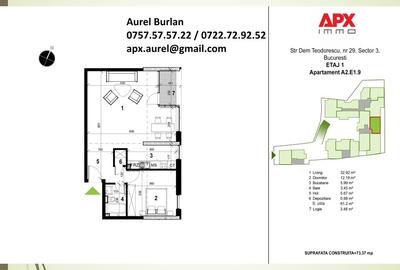 Apartament cu 5 camere decomandat în P-ța Alba Iulia - 5