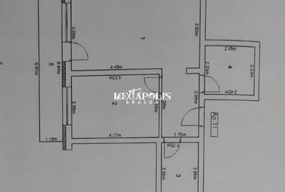 Apartament cu 2 camere semidecomandat în Sânpetru - 3
