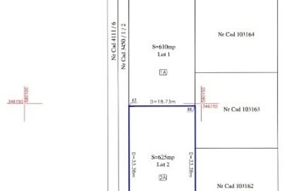 Teren Construcții intravilan de 625 mp, în Corbeanca