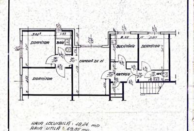 Apartament cu 4 camere semidecomandat în Simeria
