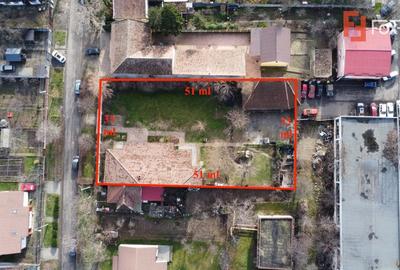 Teren 1702 mp cu casa si garaj / pretabil dezvoltare imobiliara - ID V4657 - 3