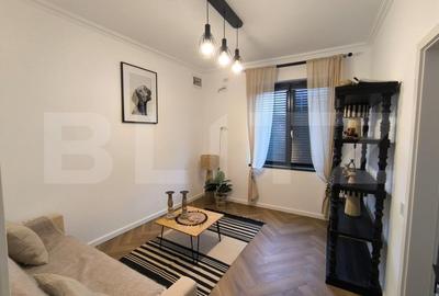 Apartament cu 2 camere semidecomandat, mobilat în Centrul Istoric