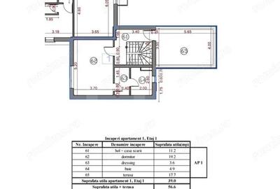 Apartament cu 3 camere decomandat în Central - 2