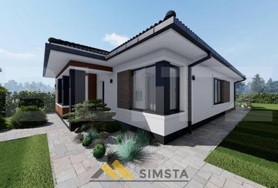 Casa cu 4 camere la rosu,finisat sau la cheie, 107 mp, zona Santandrei - 5