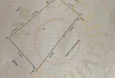 Teren de 969 mp, în Băbana