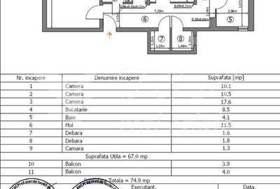 Apartament cu 3 camere decomandat în Rahova - 2