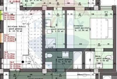 Apartament cu 3 camere semidecomandat, mobilat în Orașul Vechi - 16
