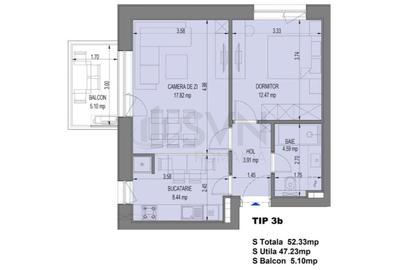 Apartament cu 2 camere decomandat în Aviației - 6