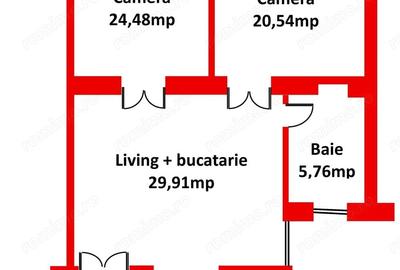 Apartament cu 3 camere decomandat în Ultracentral - 1
