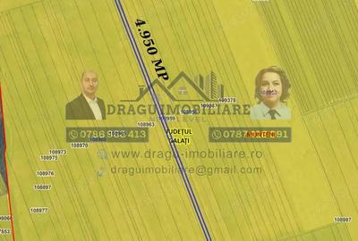 Teren arabil 4.950 mp Munteni, jud. Gala?i - 1