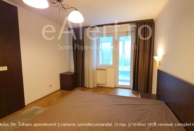 Apartament 3 camere decomandat, 72 mp, etaj 3/10 – Tineretului, strada Tohani. - 12